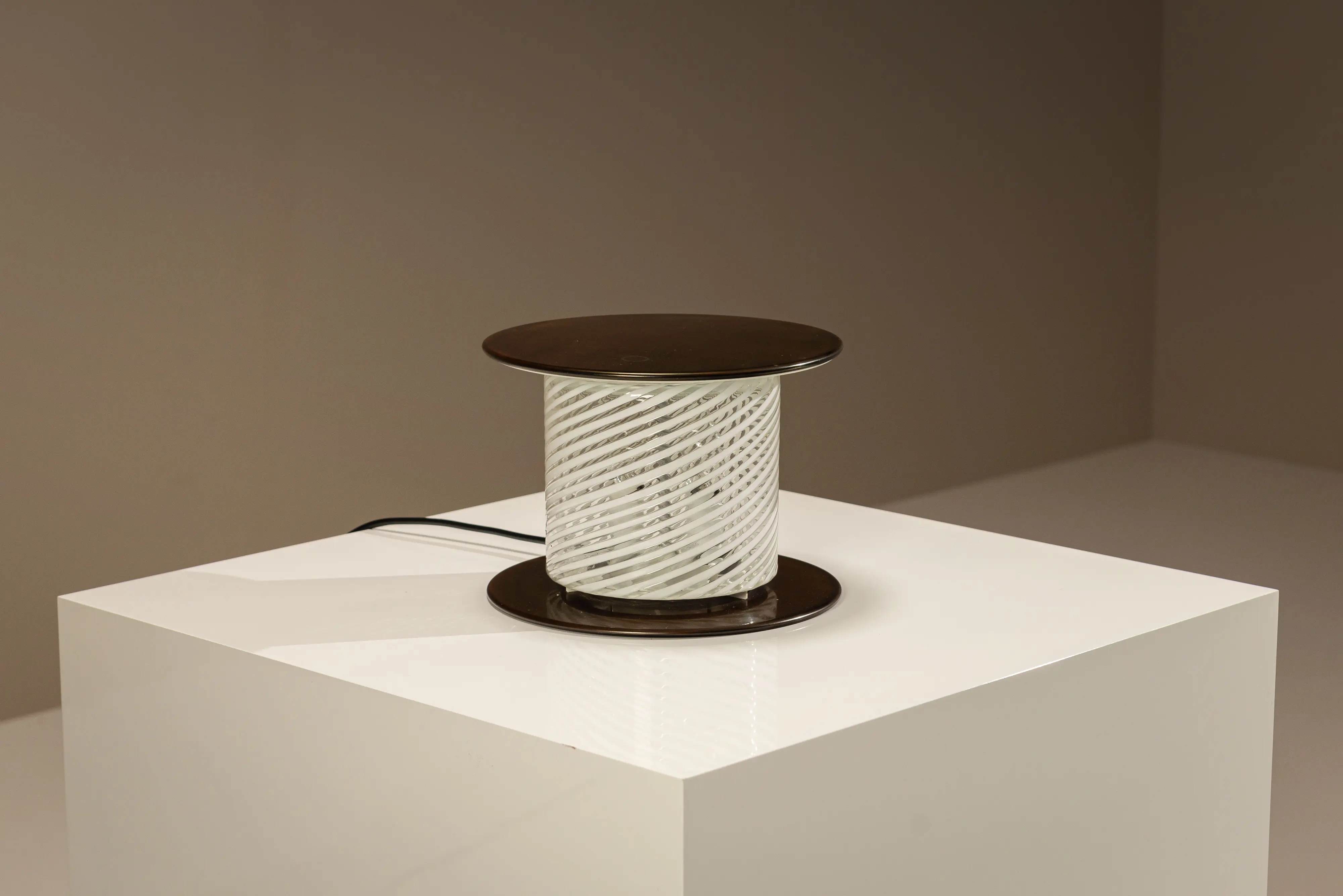 carlo nason lt385 murano glass table lamp