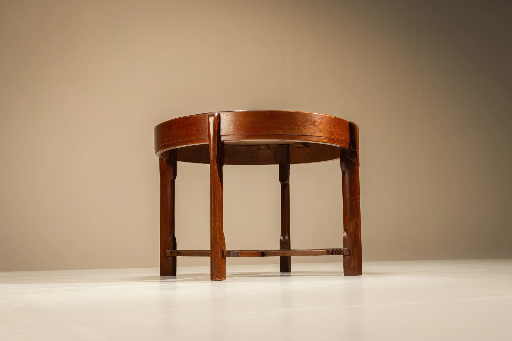 amsterdam school art deco mahogany table