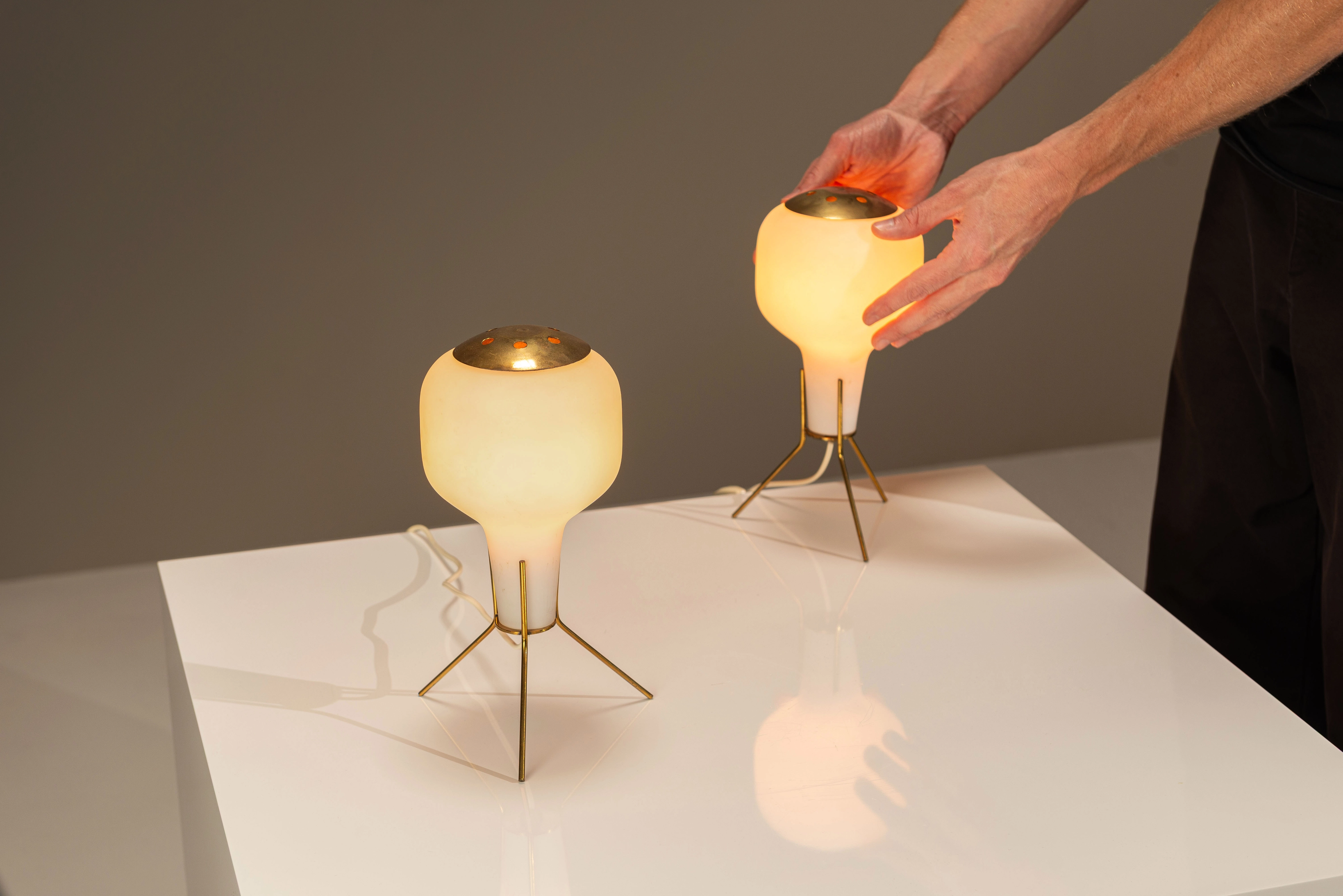 italian vintage table lamps