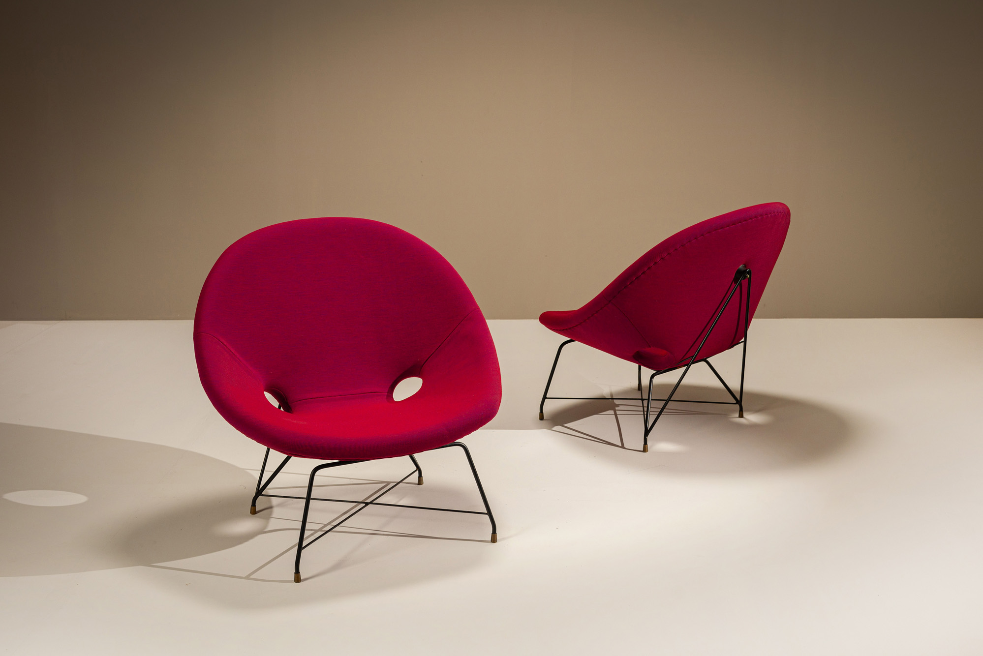 Augusto Bozzi Cosmos Lounge Chairs for Saporiti