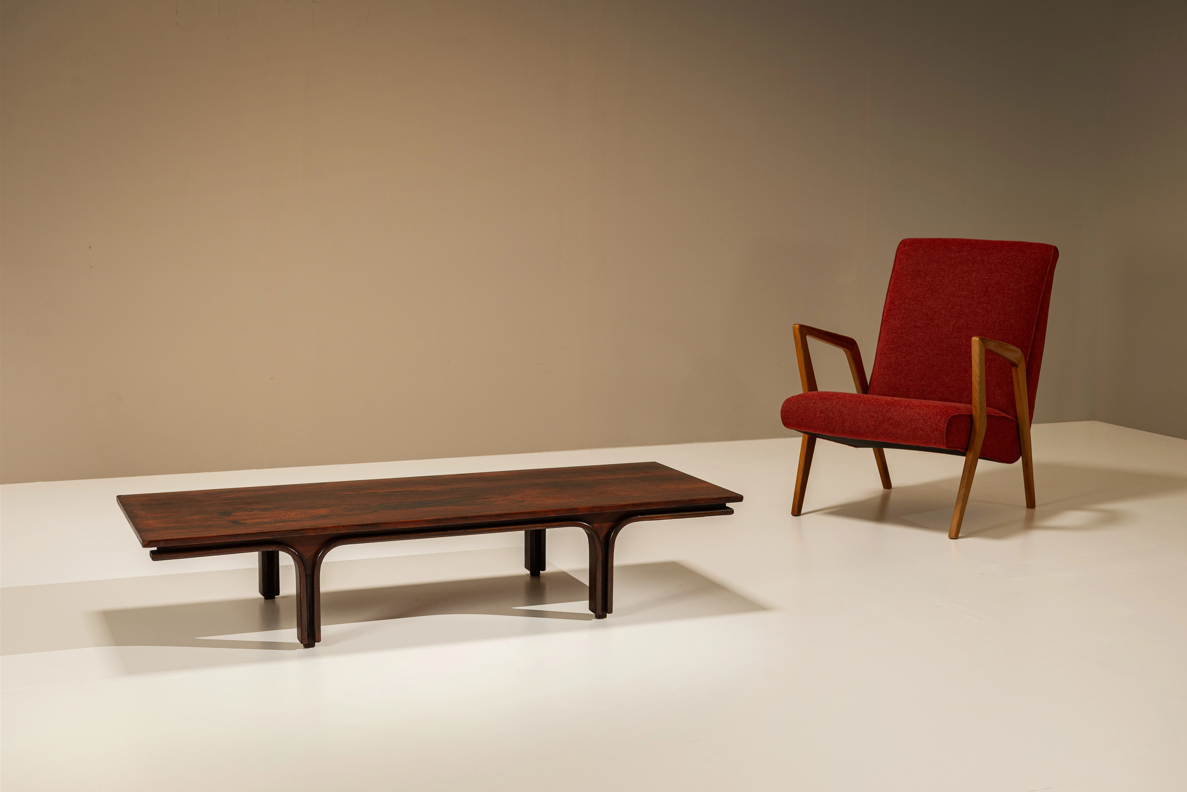 vintage rosewood coffee table