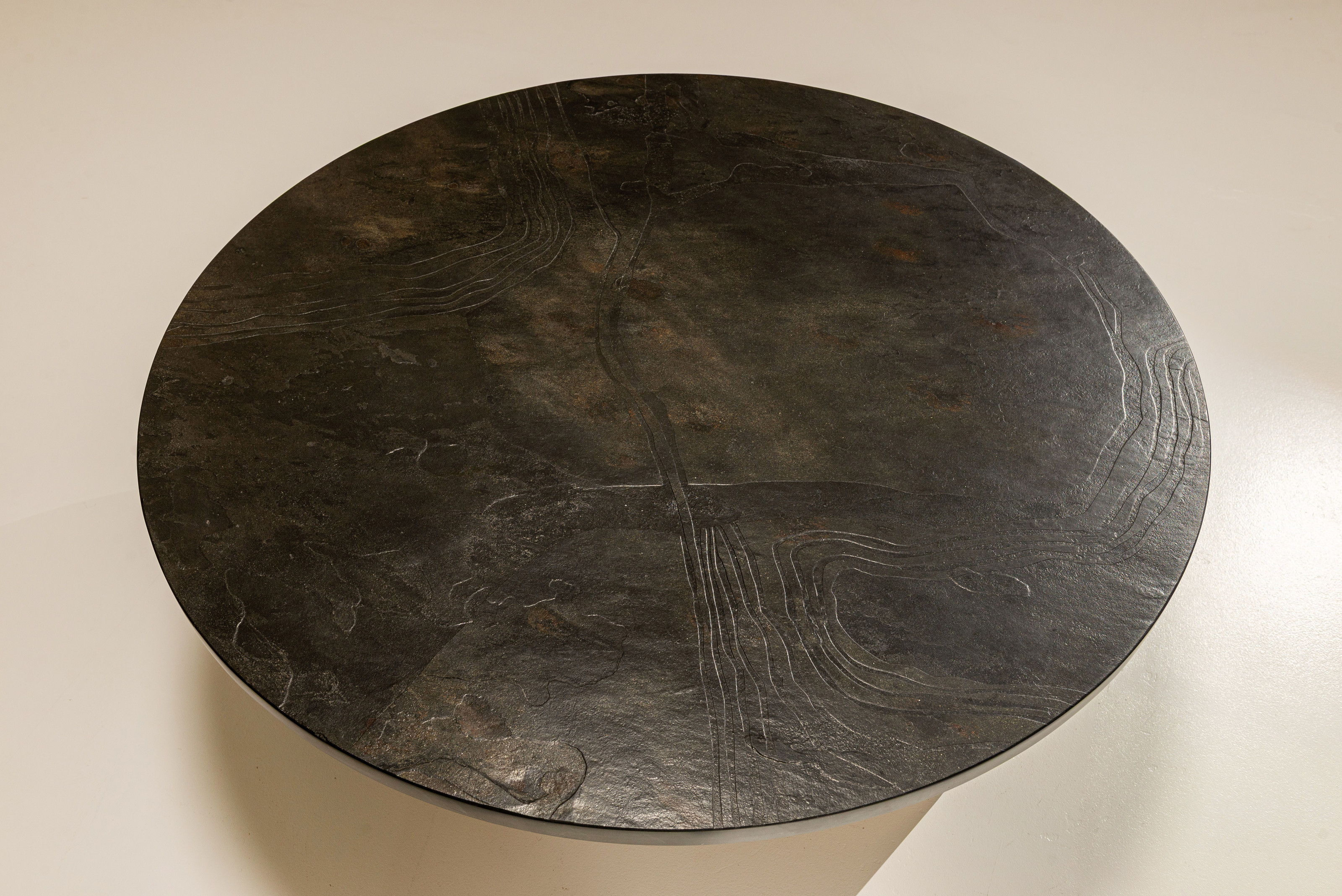 Natural stone coffee table vintage