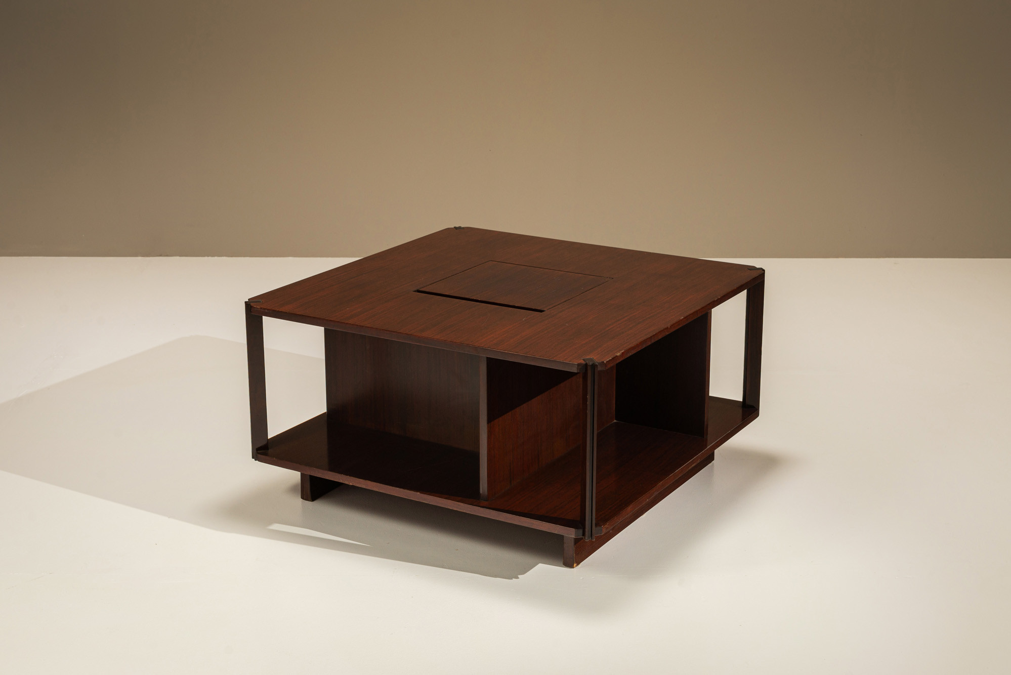 Gianfranco Frattini Square Coffee Table 