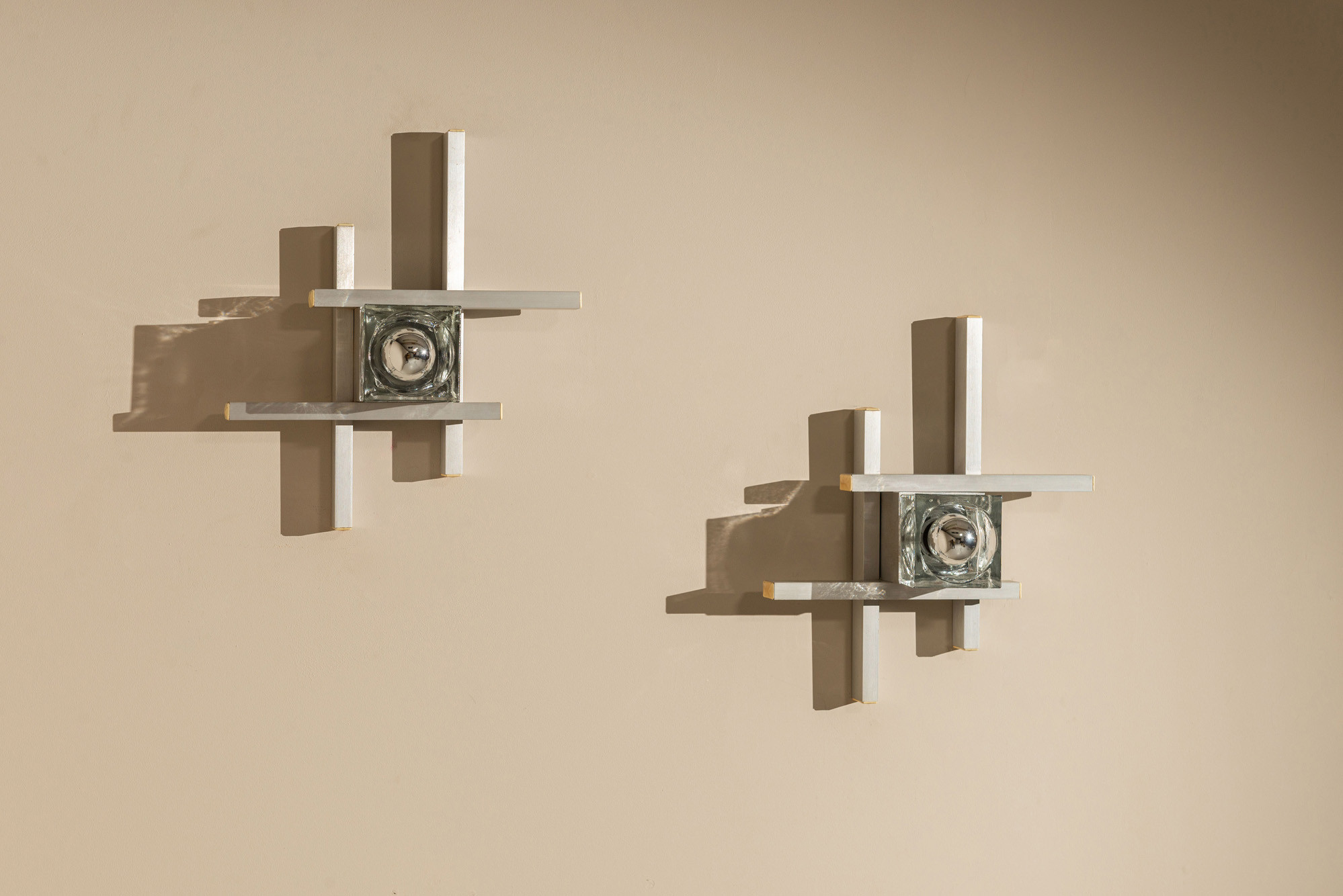 Vintage Aluminum Wall Lights