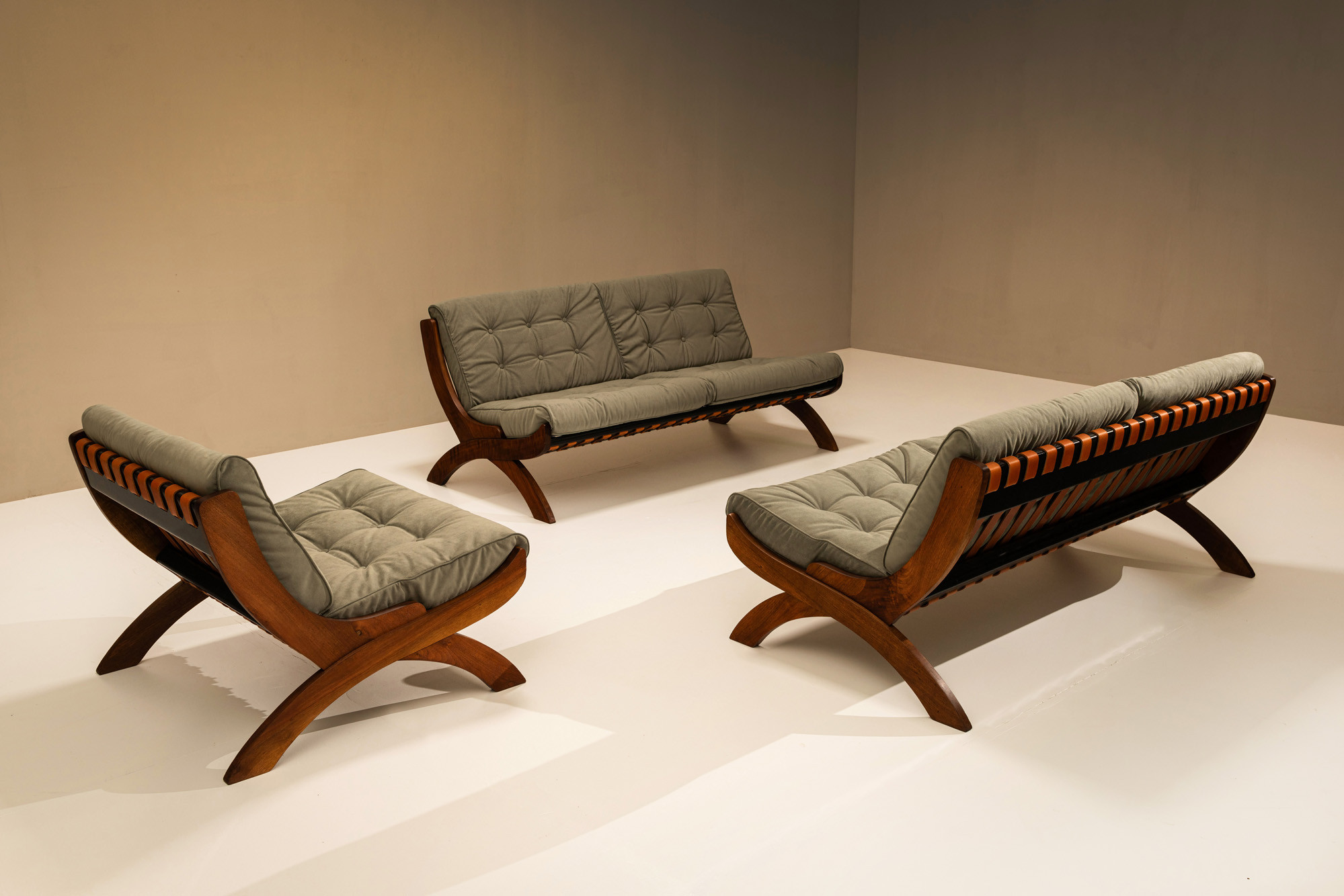 Living room set CP1 by Maroc Comolli for ICF de Padova