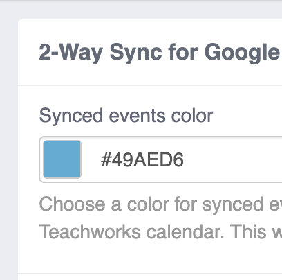2-way calendar sync