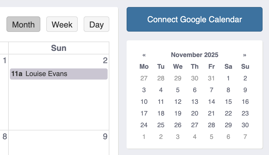 2-Way Sync for Google Calendar Teacher View