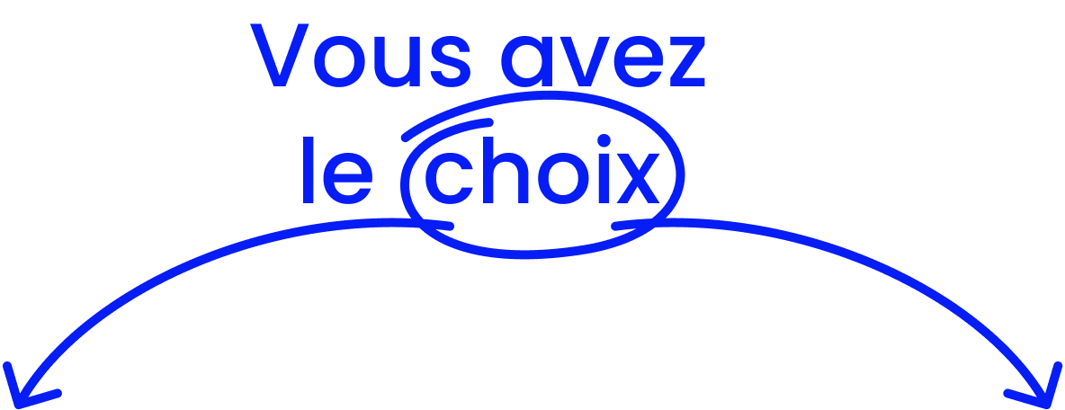 Vous avez le choix