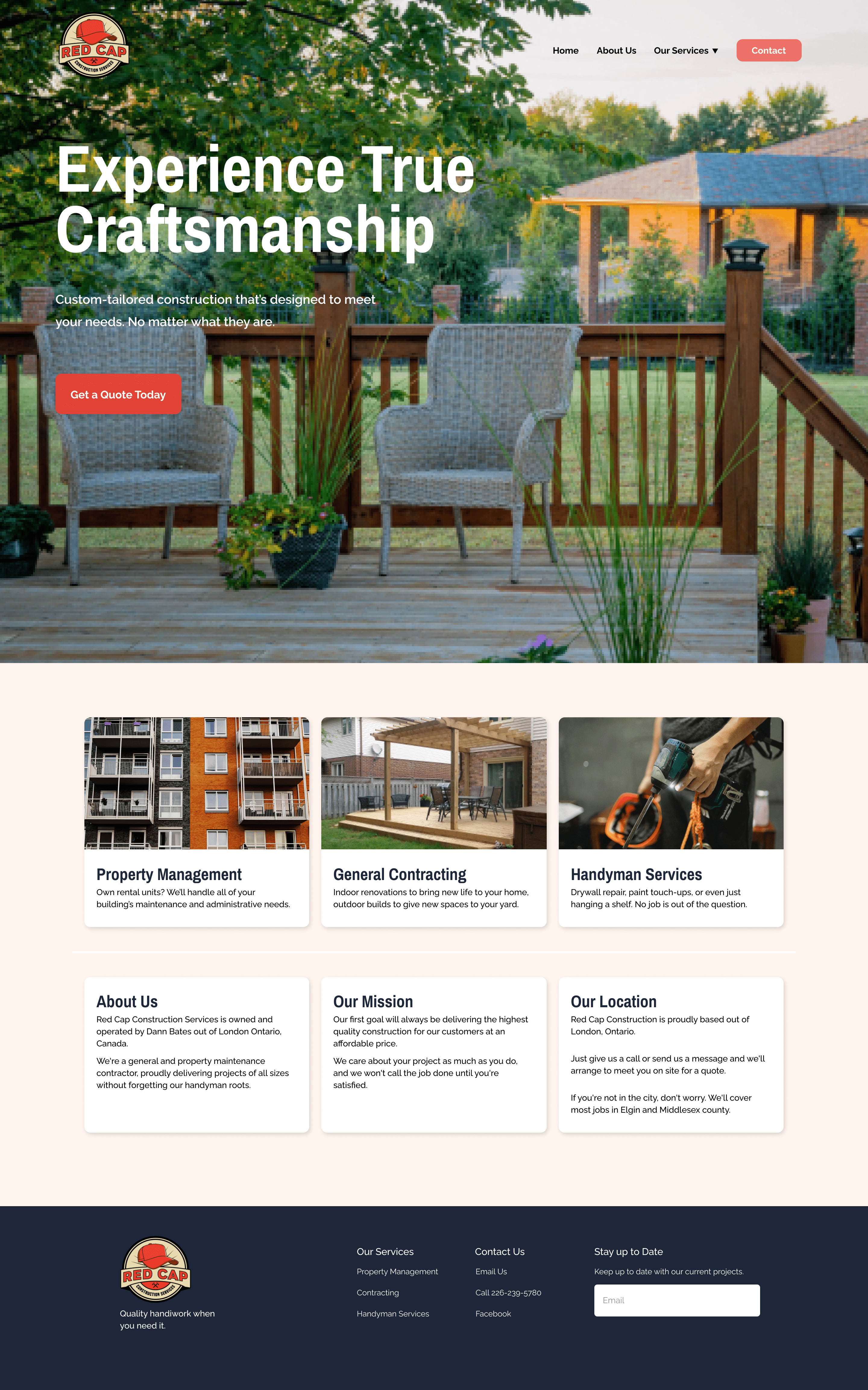 A screenshot of web page