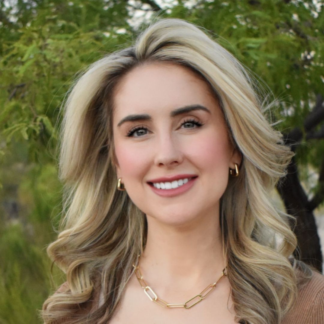 Pretty Caucasian blond woman