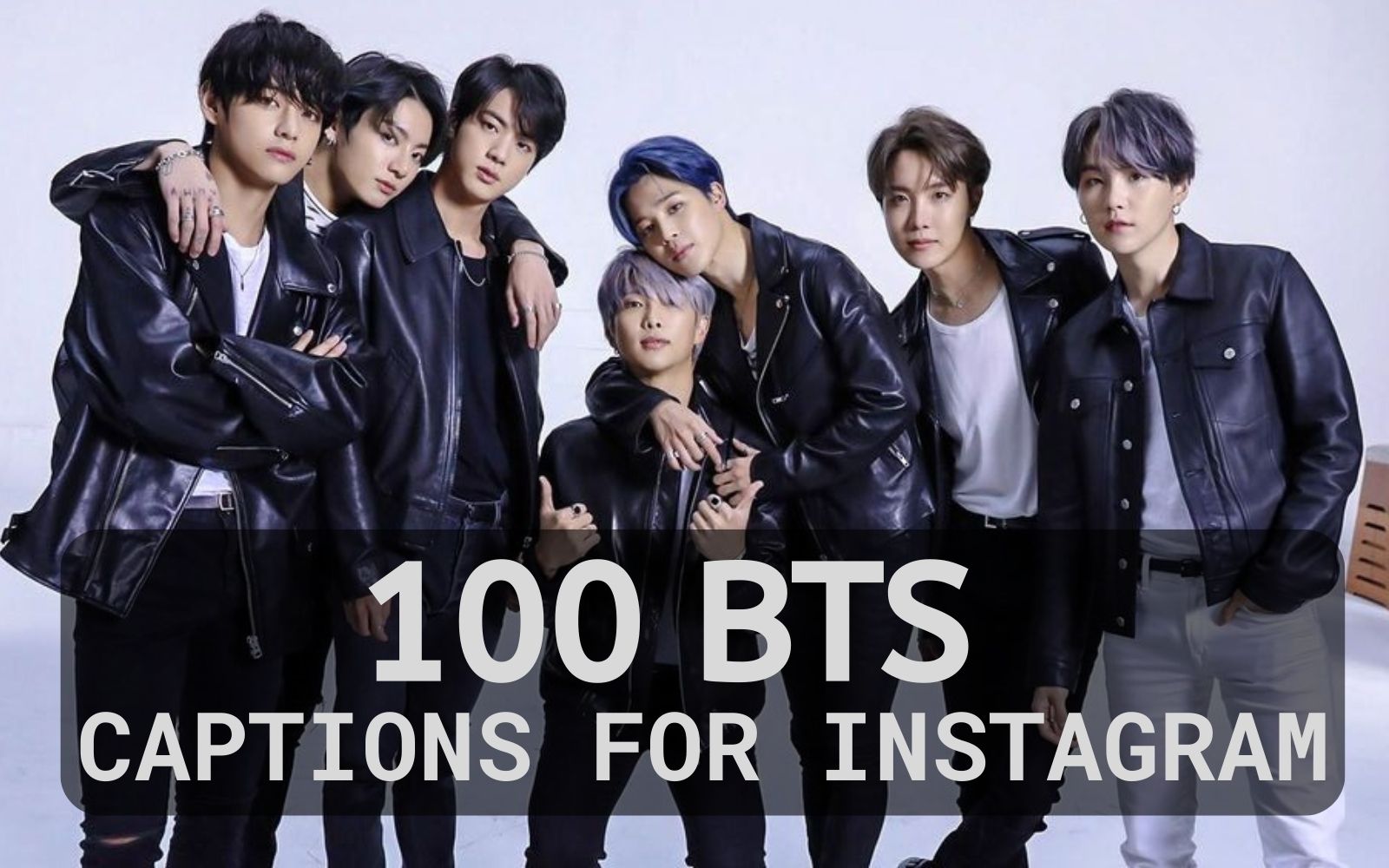 100 BTS Captions for Instagram: Aesthetic BTS Song Lyrics Quotes