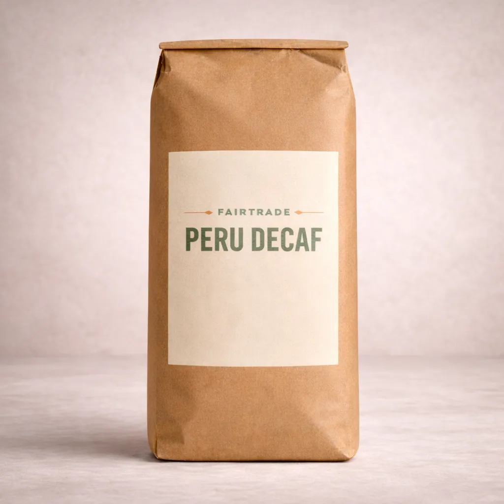 Private Label Fairtrade Peru Decaf coffee