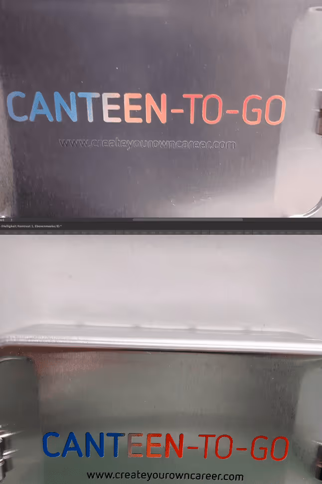 Emsa Travel Mug Waves schwarz mit Logo graviert 