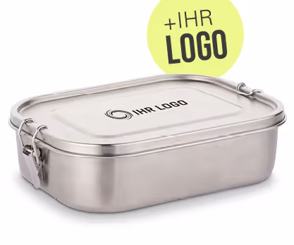 Vesperdose aus Edelstahl mit individueller Gravur Logo Firmenlogo Name