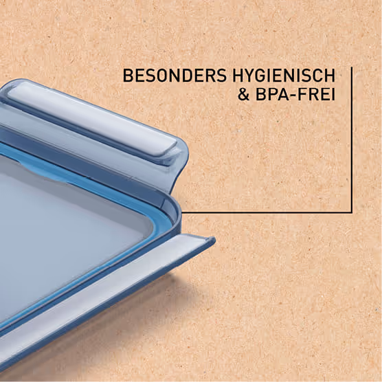 Deckel hält dicht durch Dichtung