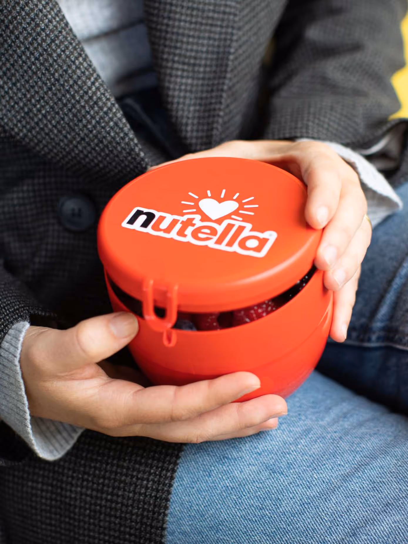 Bento Box mit Aufdruck Beispiel Nachhaltige Mitarbeitergeschenk mit Personalisierung graviert Vesperdose