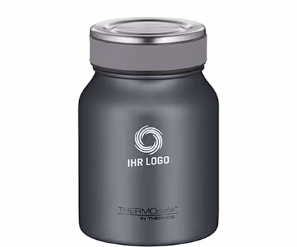 Hochwertige Mehrweg Speisegefäß für Mitarbeiter personalisiert mit Logo und Namensgravur