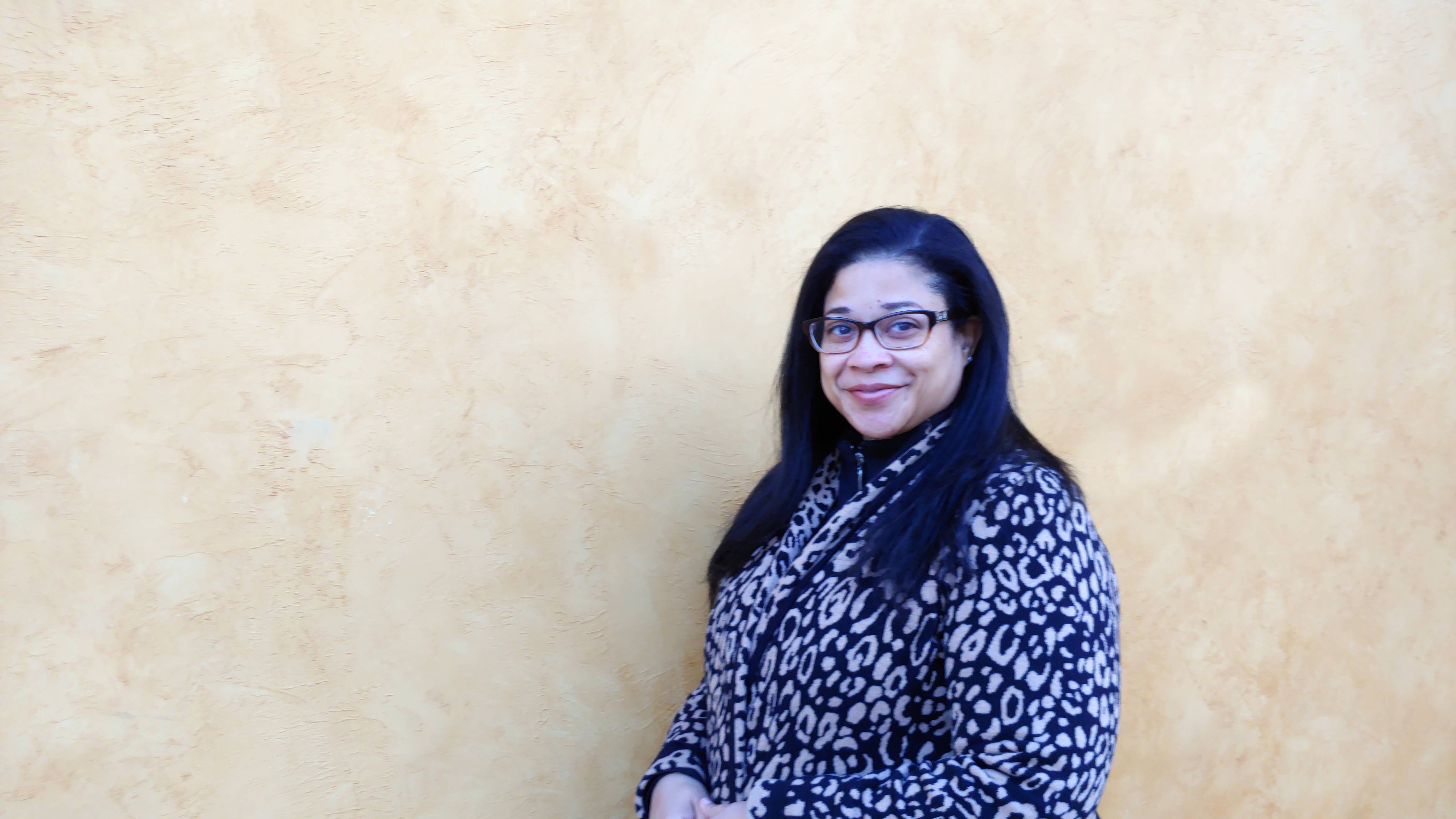 Me leopard sweater on wall