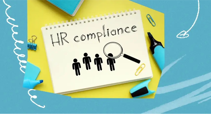 image of a drawing that says hr compliance