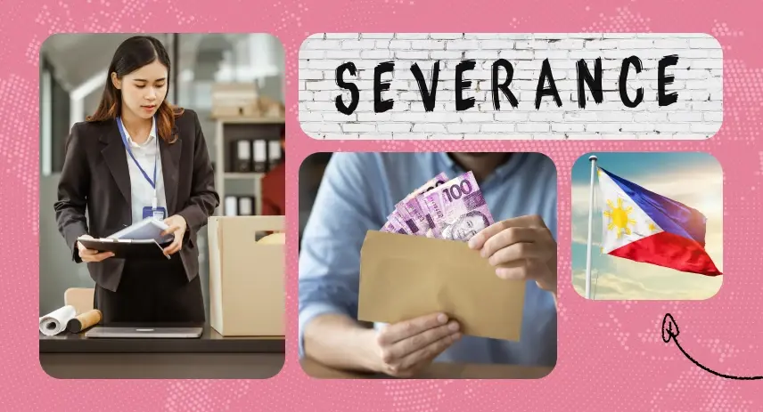 An image of severance pay in the Philipphines.