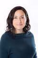 Amy Spurling photo of head against white background