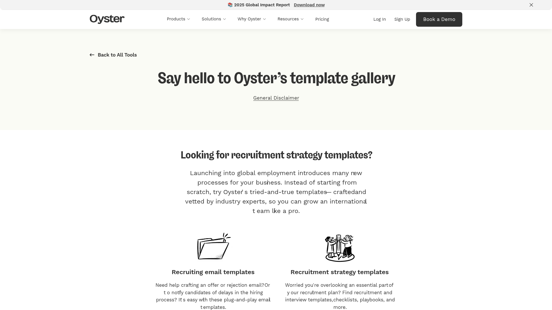 Global Employment Templates and Checklists