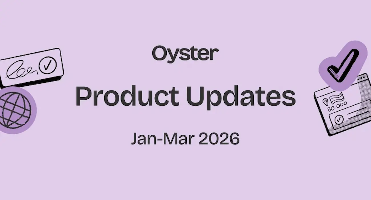 Oyster HR Product Updates 1Q 2026