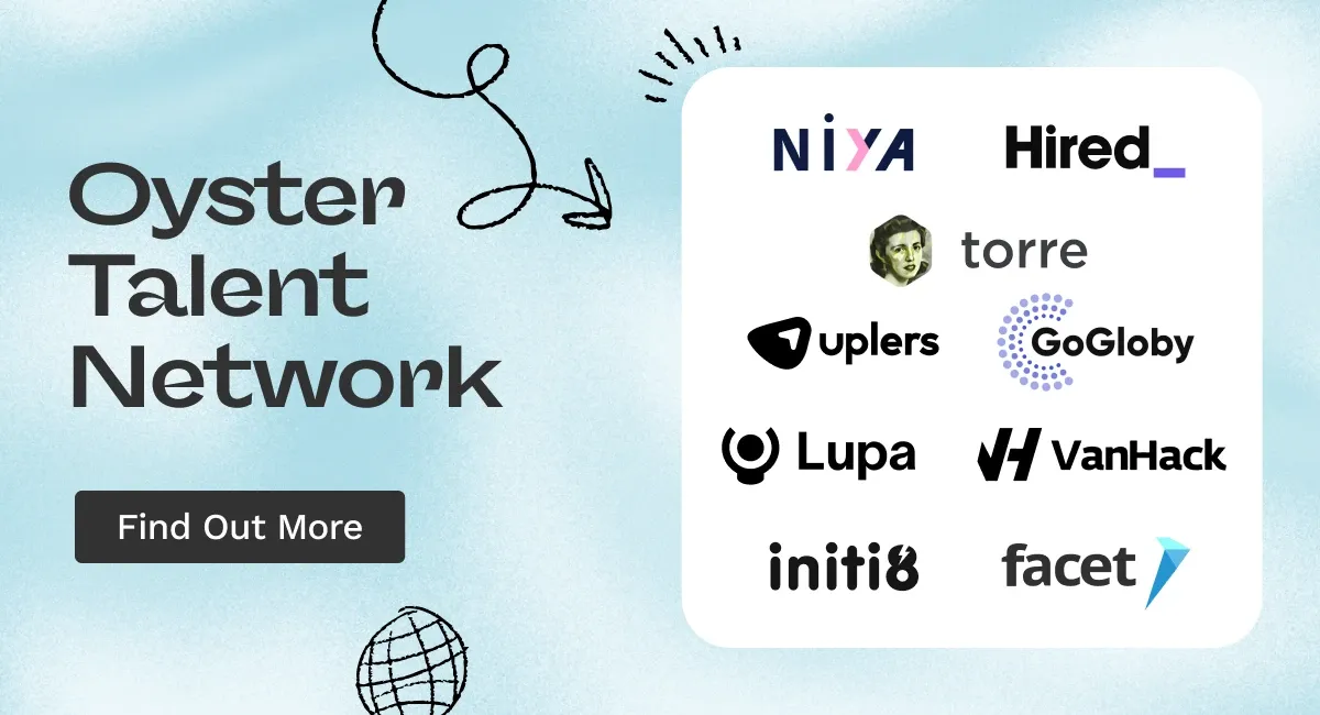 Learn more: Oyster Talent Network