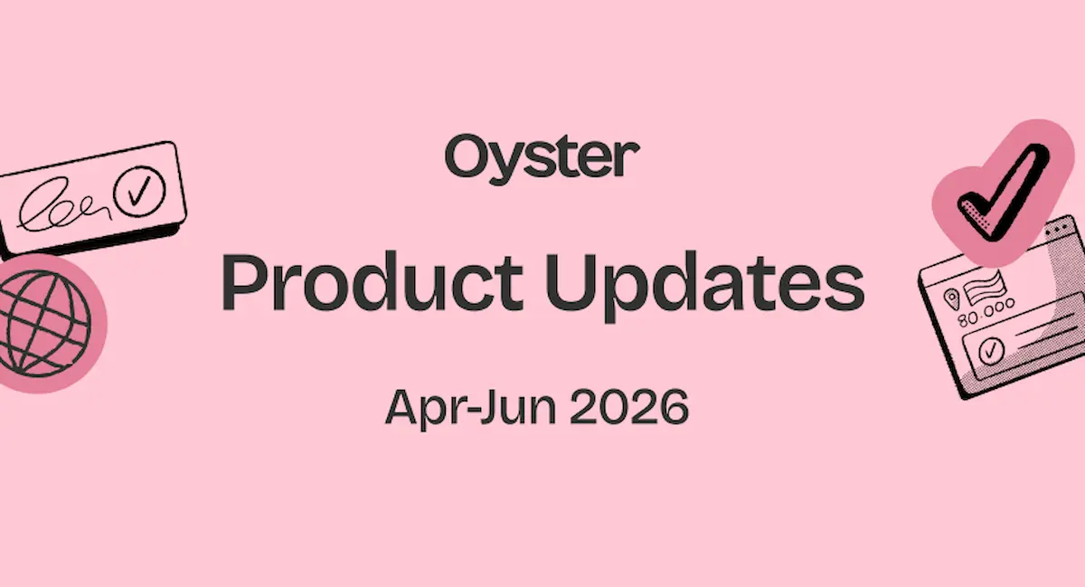 Oyster product updates July 2026
