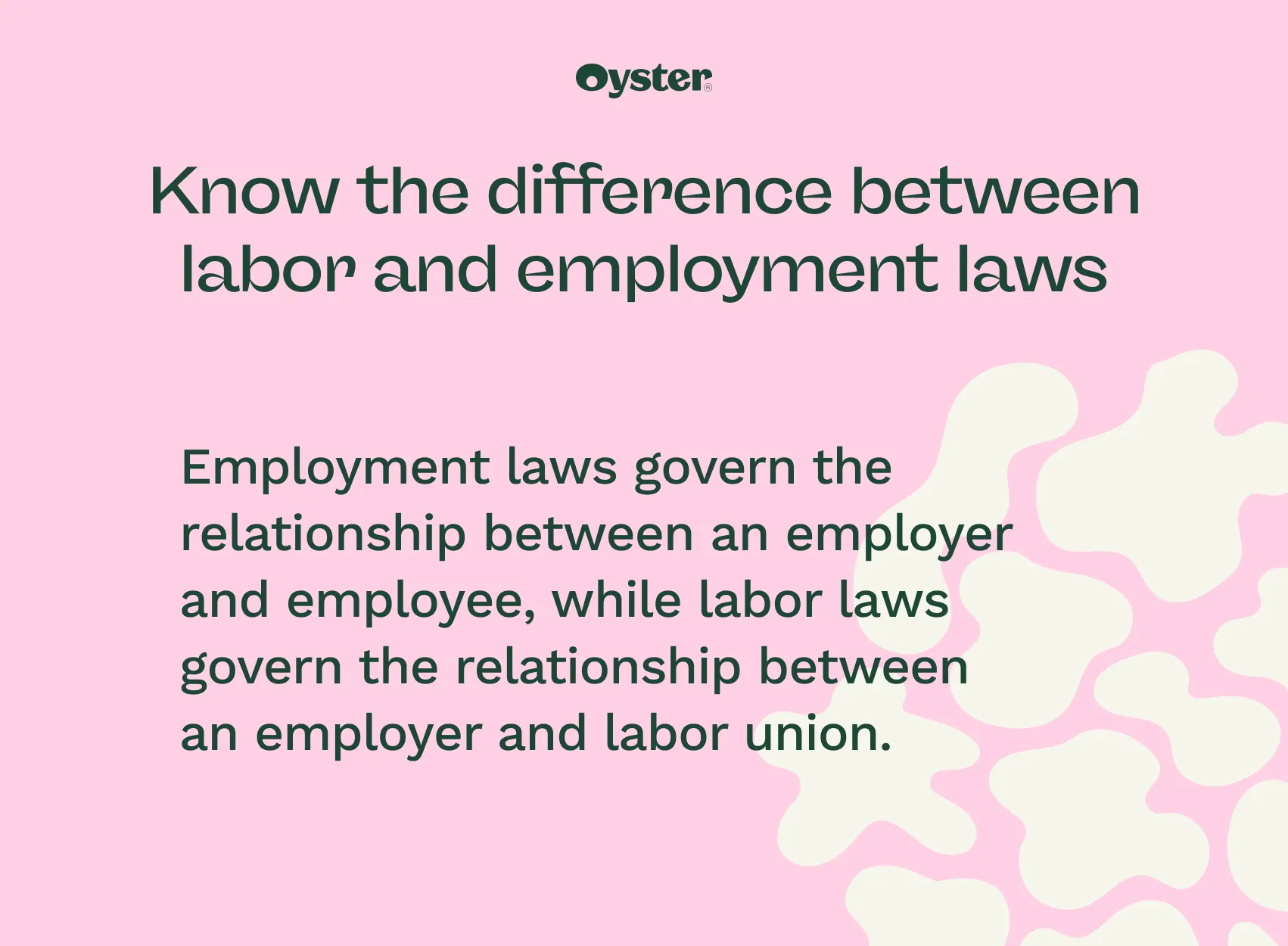 The difference between labor and employment laws