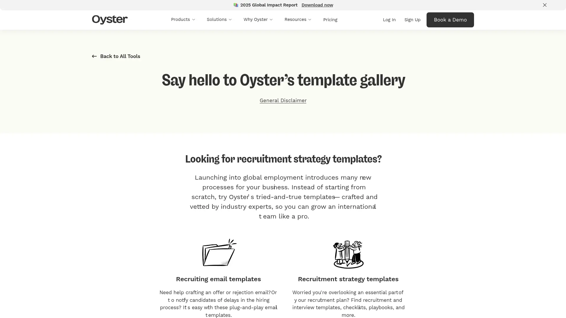 Global Employment Templates and Checklists