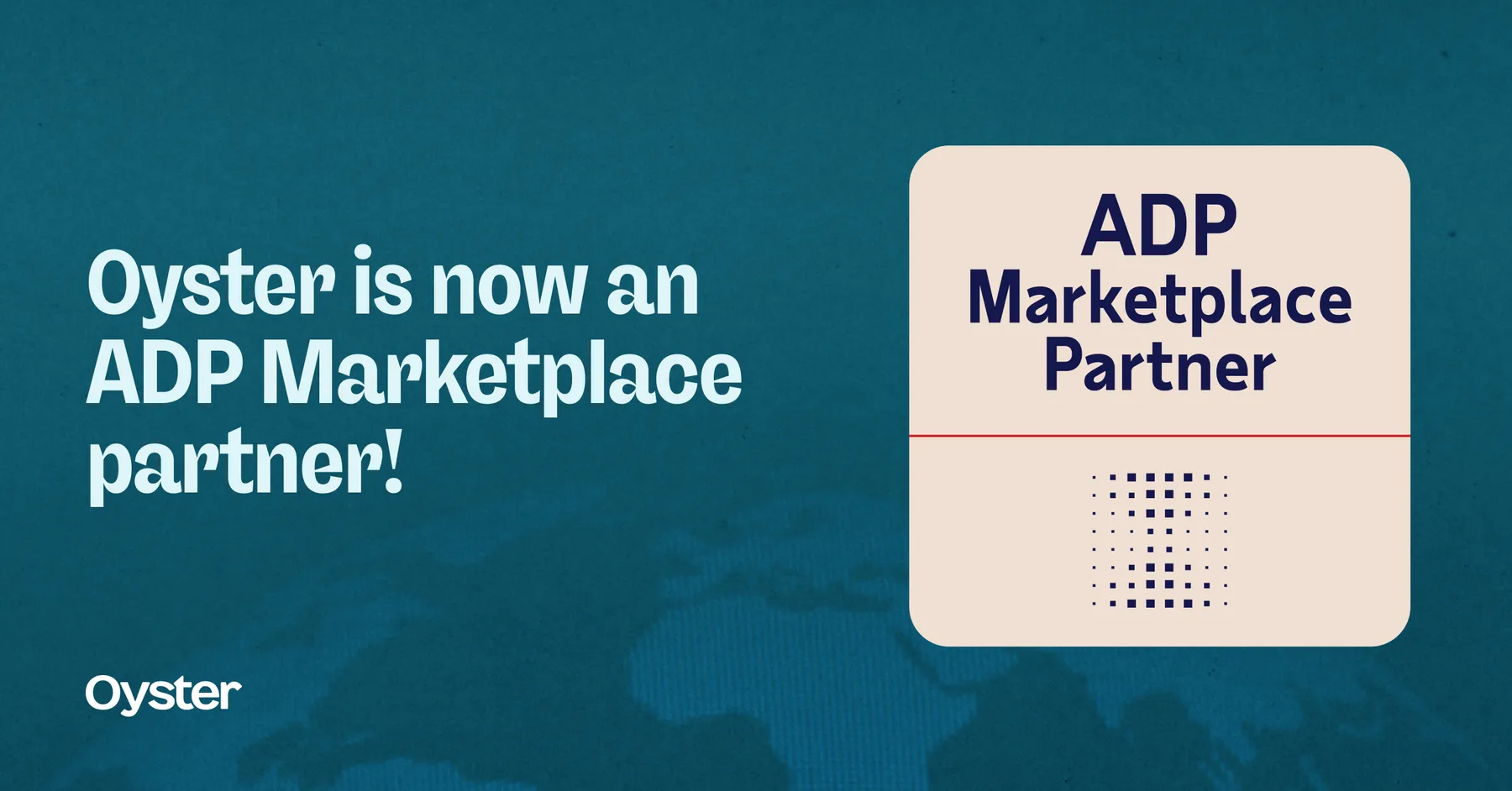 Oyster is now an ADP marketplace partner