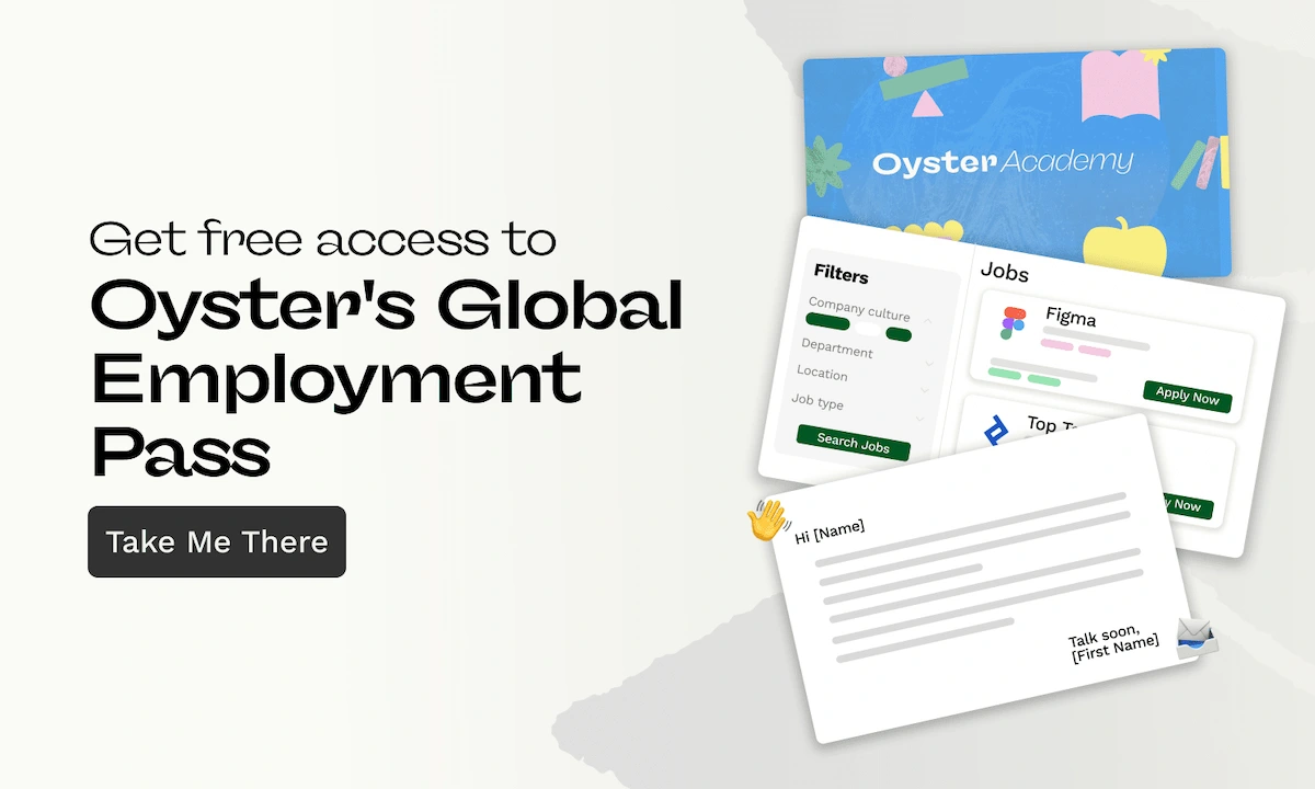 Get free access to Oyster's Global Employment Pass