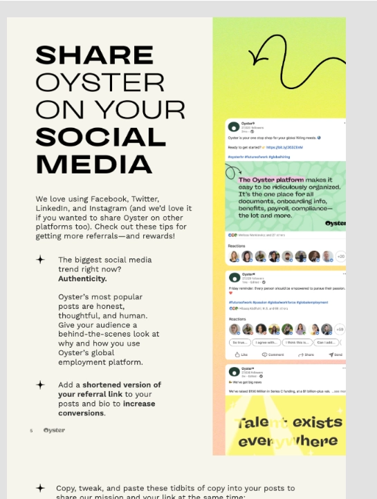 Share Oyster on your social media