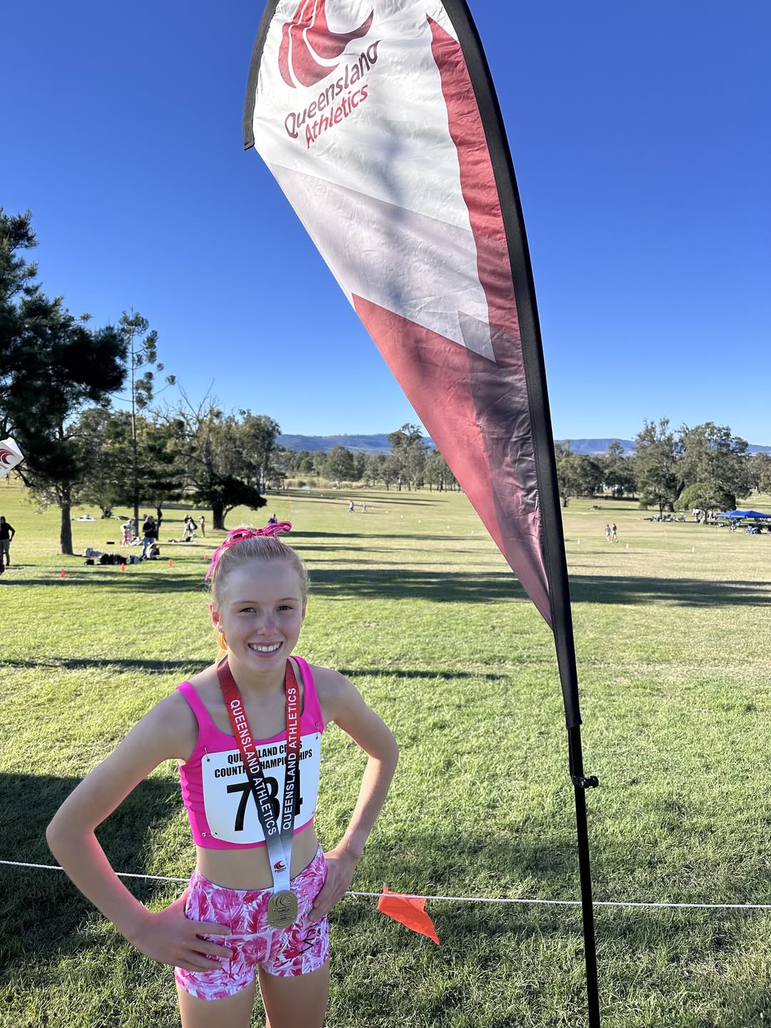 Silver Sprinter Competes In Cross Country Championships