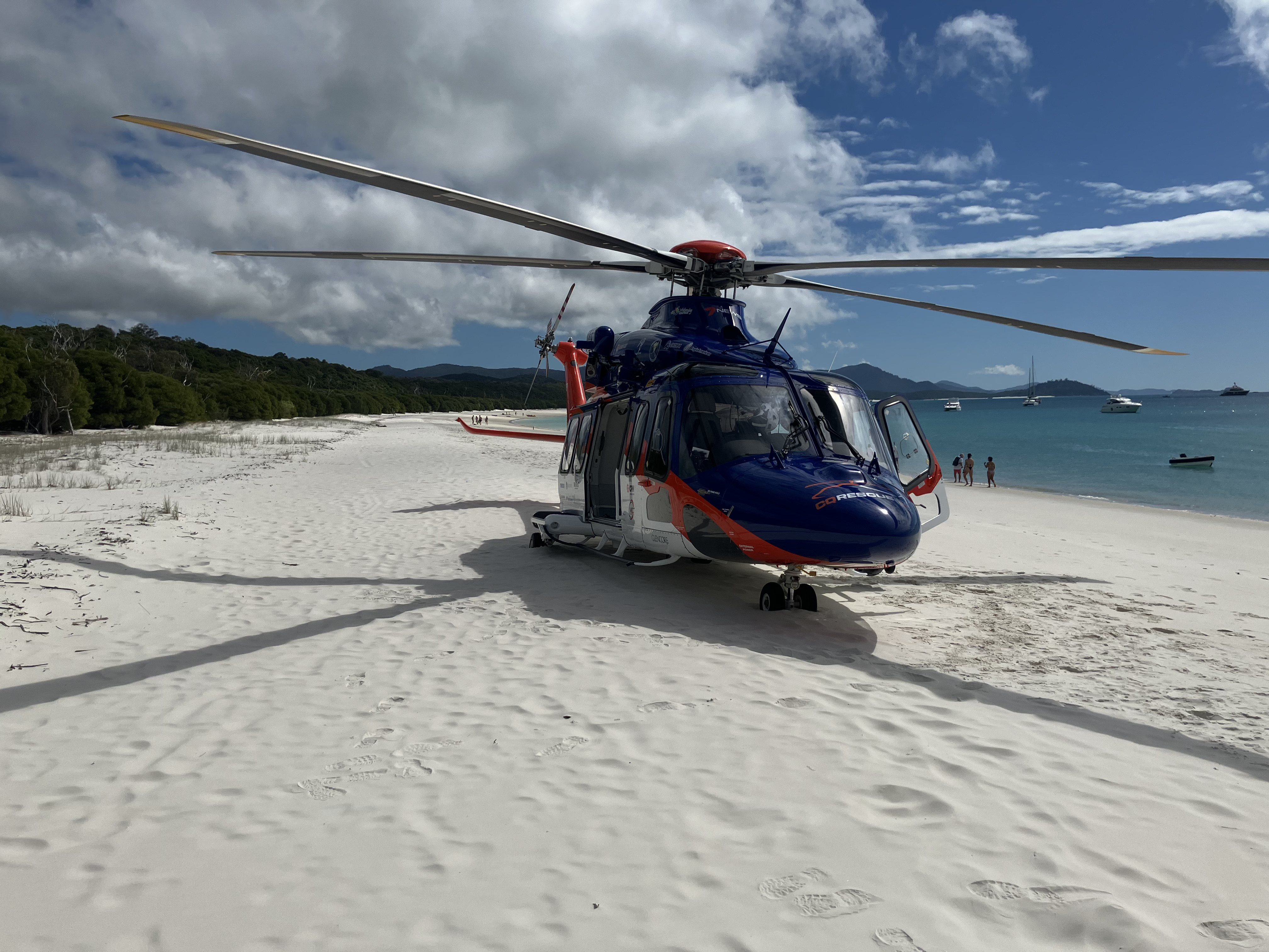 Helicopter Heroics At Whitehaven Beach: Woman Airlifted After Near-Drowning