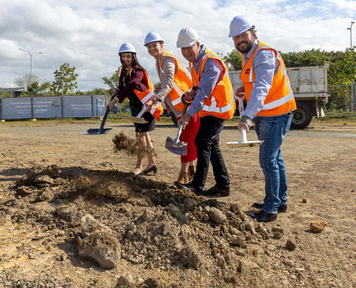 Ground Broken On New Stage Of Community Hub