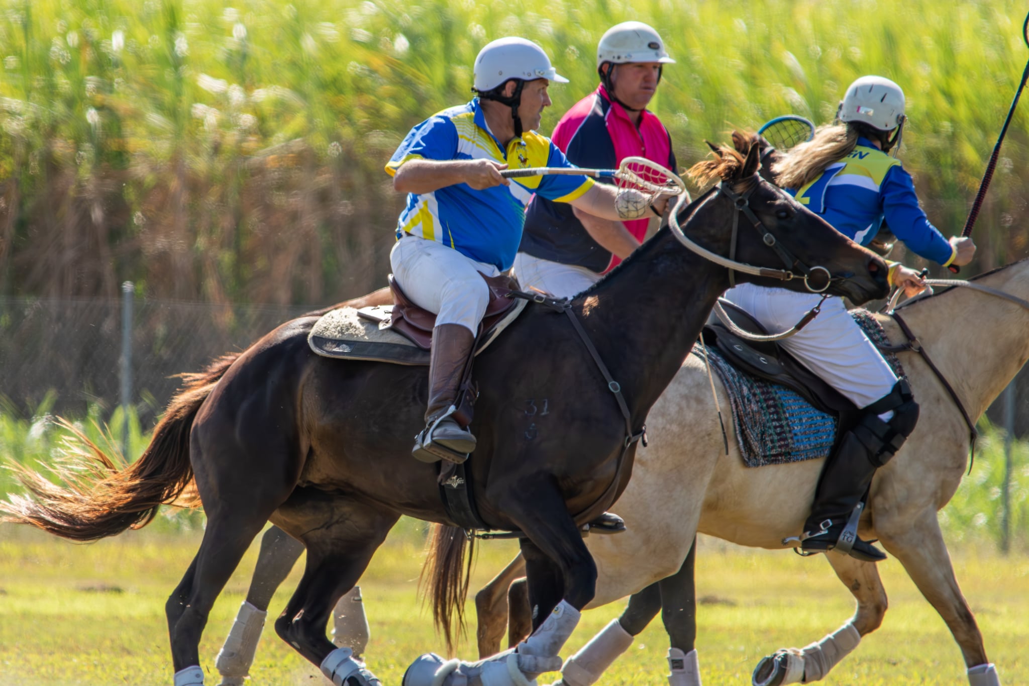 Bowen Polocrosse Riders Make Their Mark At Pyramid Carnival