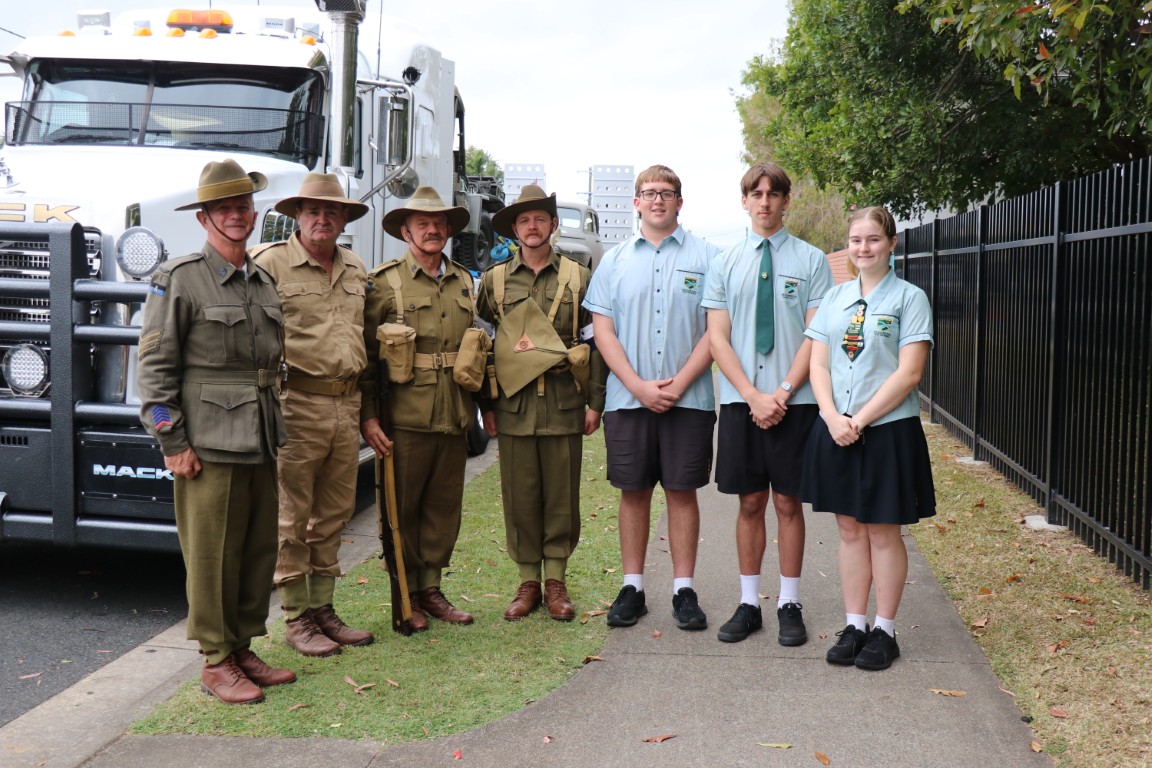 WWII Convoy Brings History To Life For Proserpine High Students