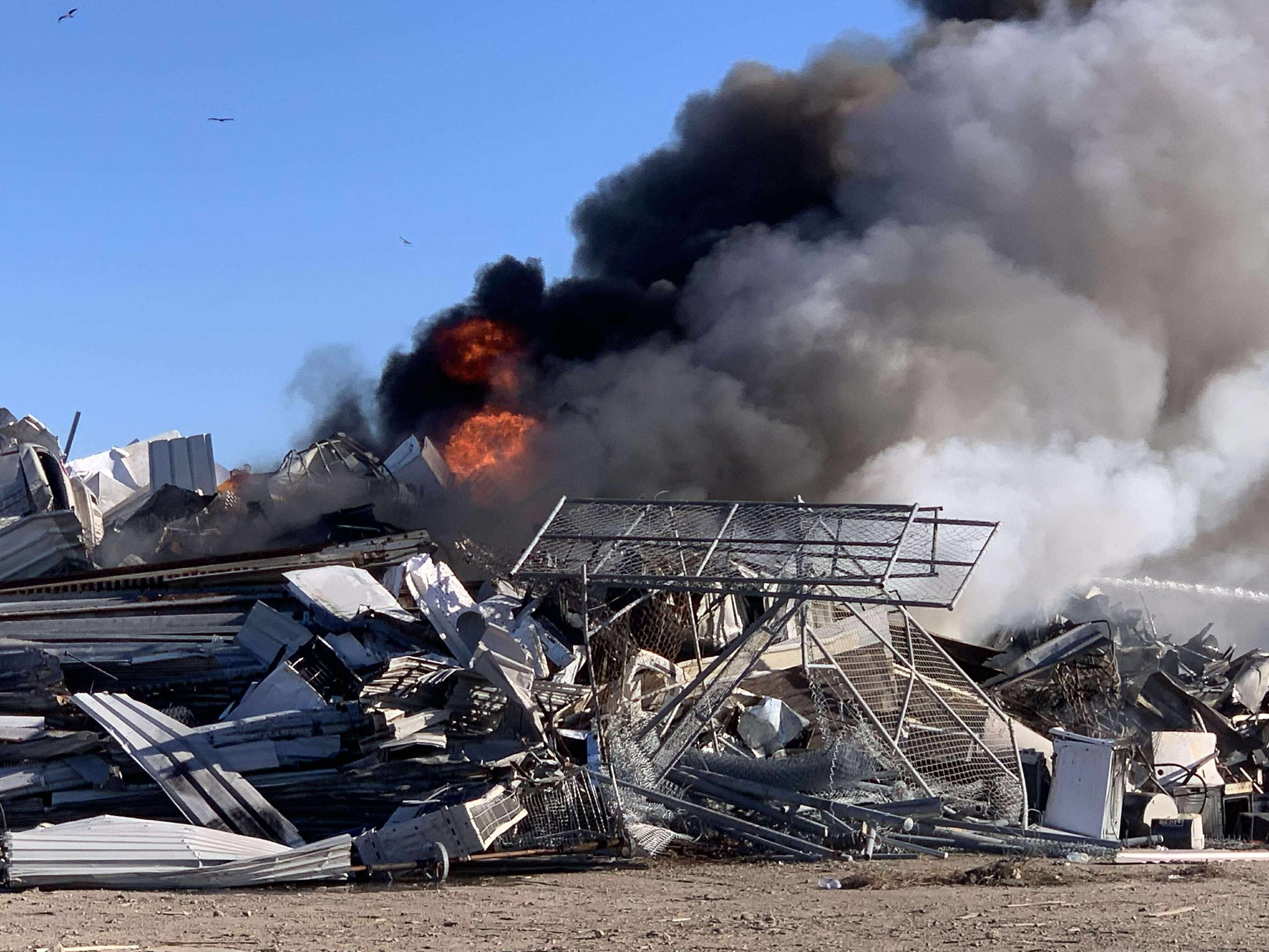 Battery Blaze Contained At Bowen Landfill