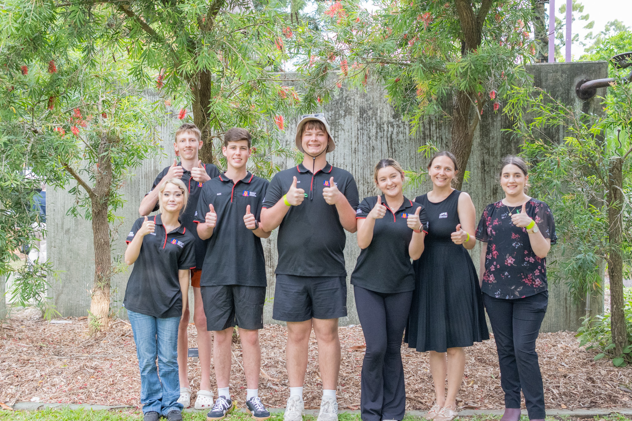 Mackay Youth Connect At Botanic Gardens For Walk And Talk
