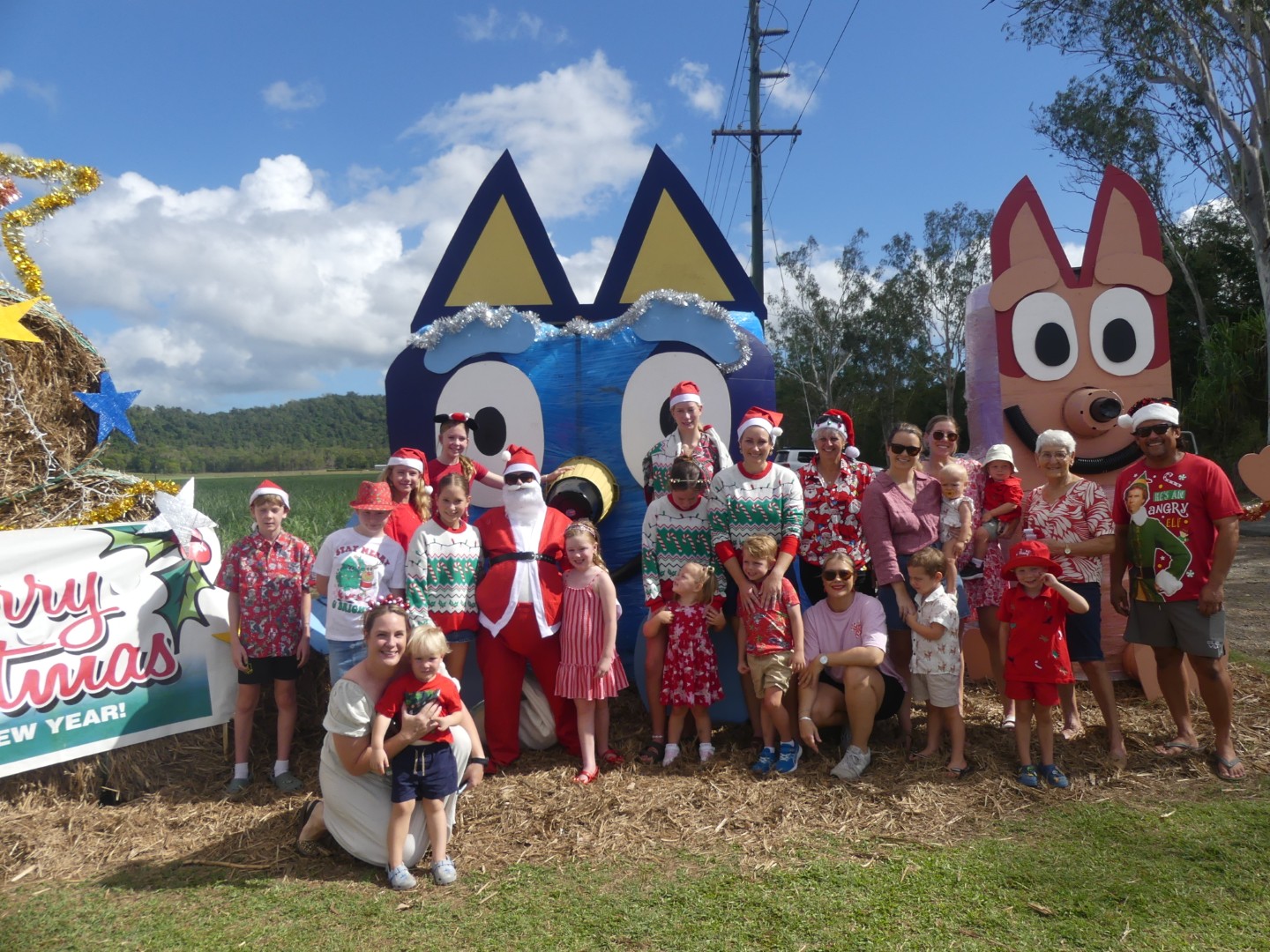 Bluey Display Ignites Christmas Joy
