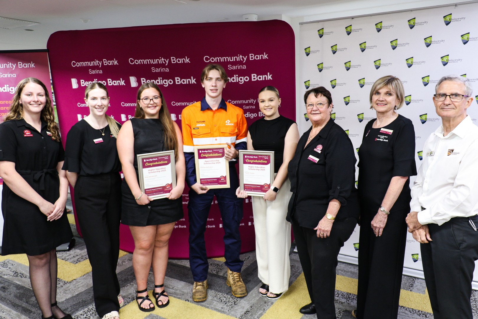 Community Bank Sarina Celebrates 20 Years With CQUniversity Scholarships