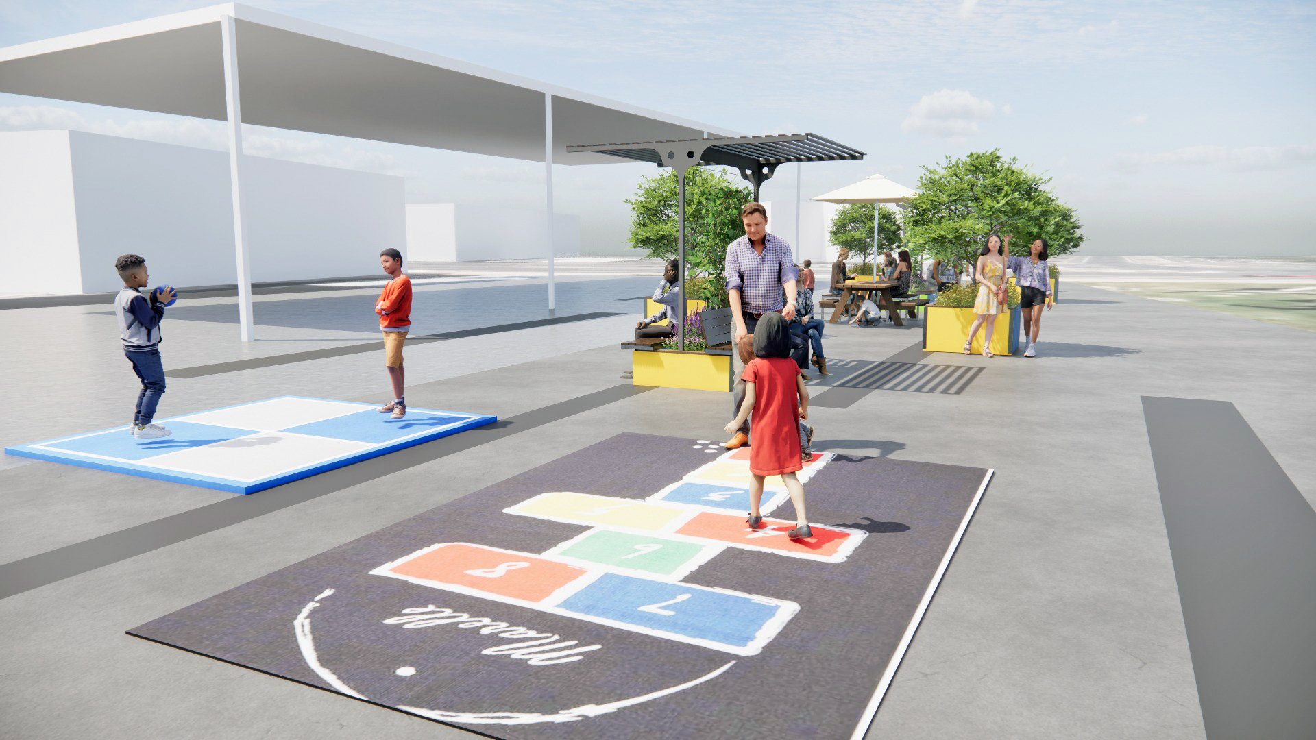 Temporary “Parklet” To Activate Bluewater Quay