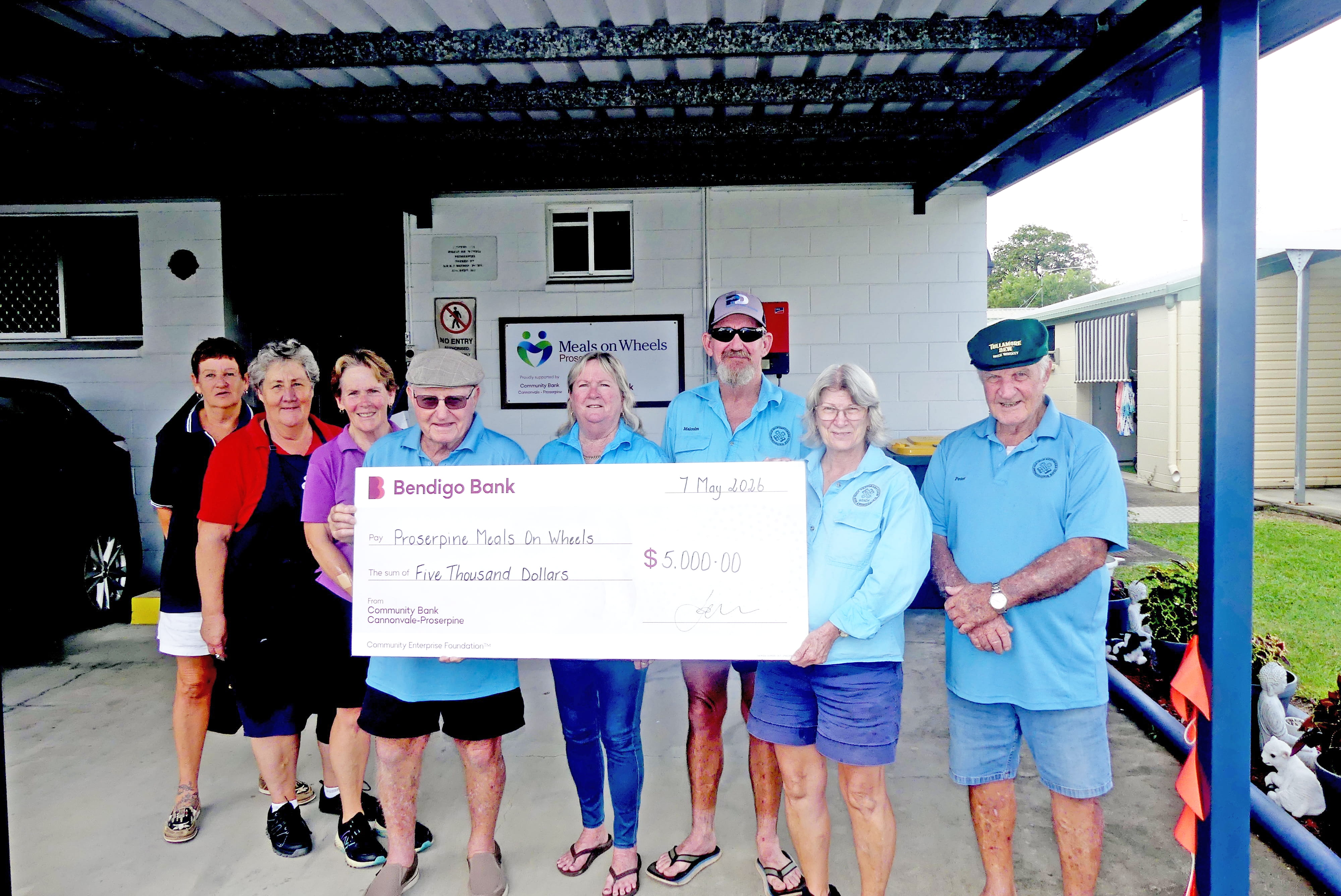 Proserpine Meals on Wheels Receives Generous Donation  