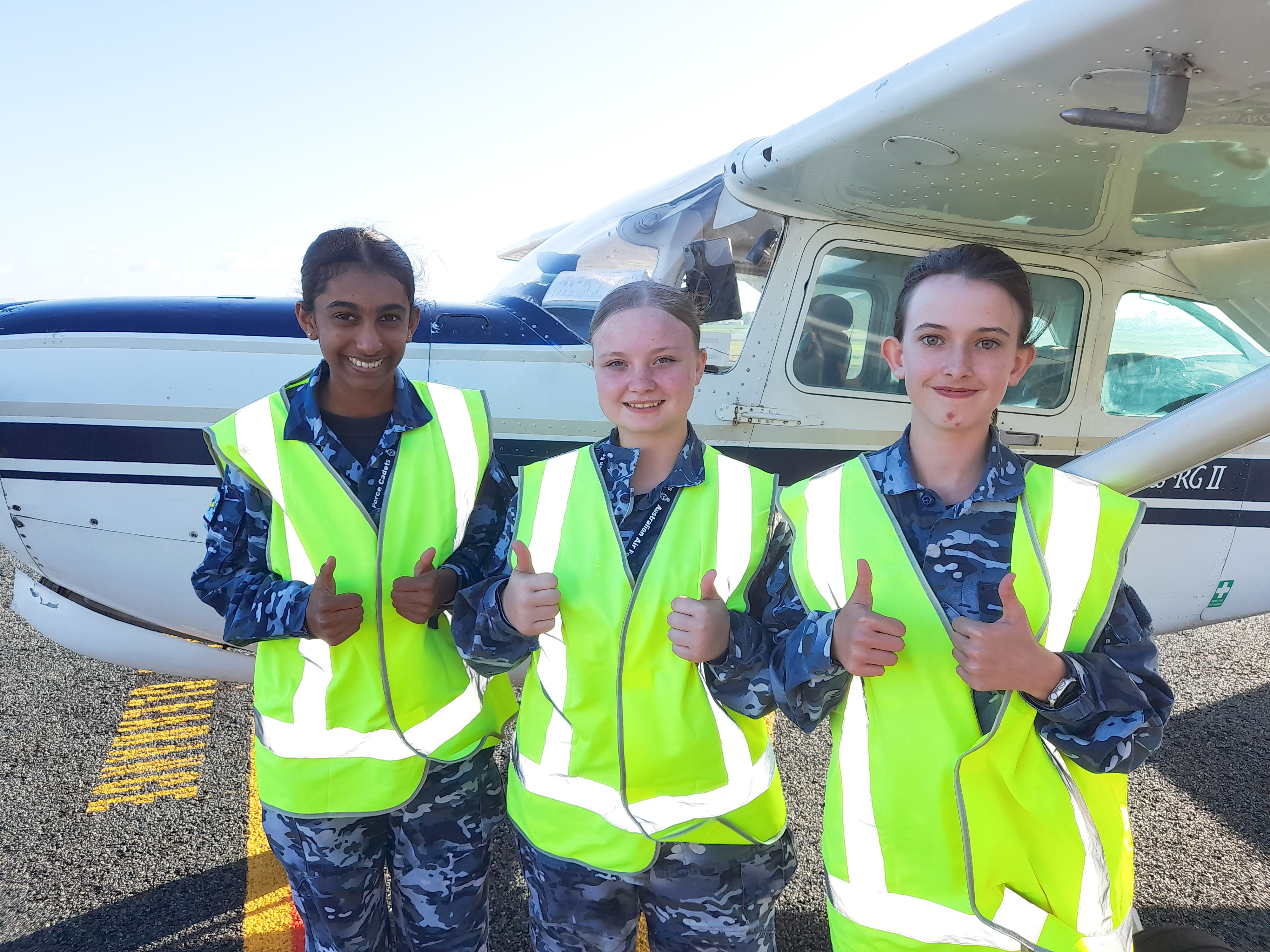 Cadets Take Flight Over Mackay Skies 