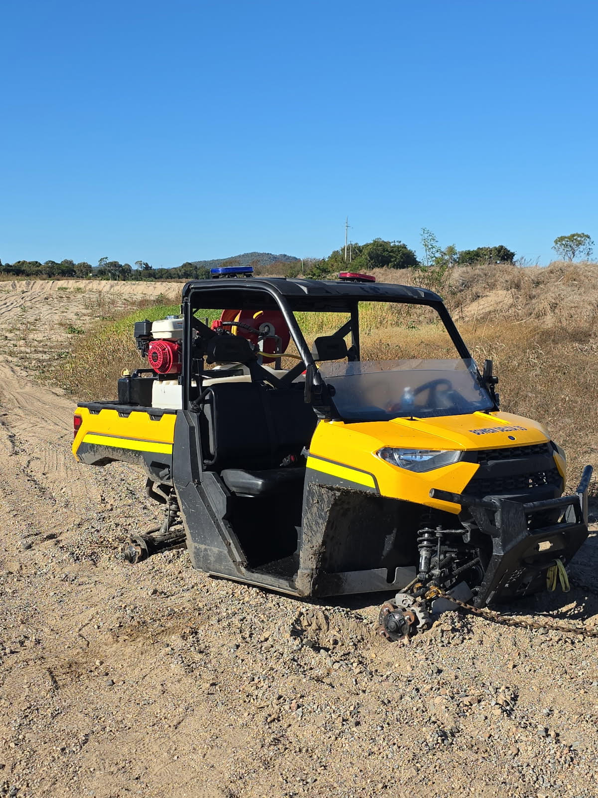 Bowen Fire Brigade ATV Stolen and Destroyed