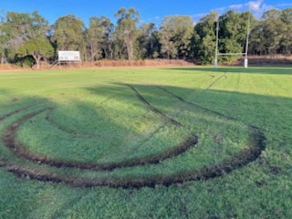 Collinsville Football Fields Ravaged