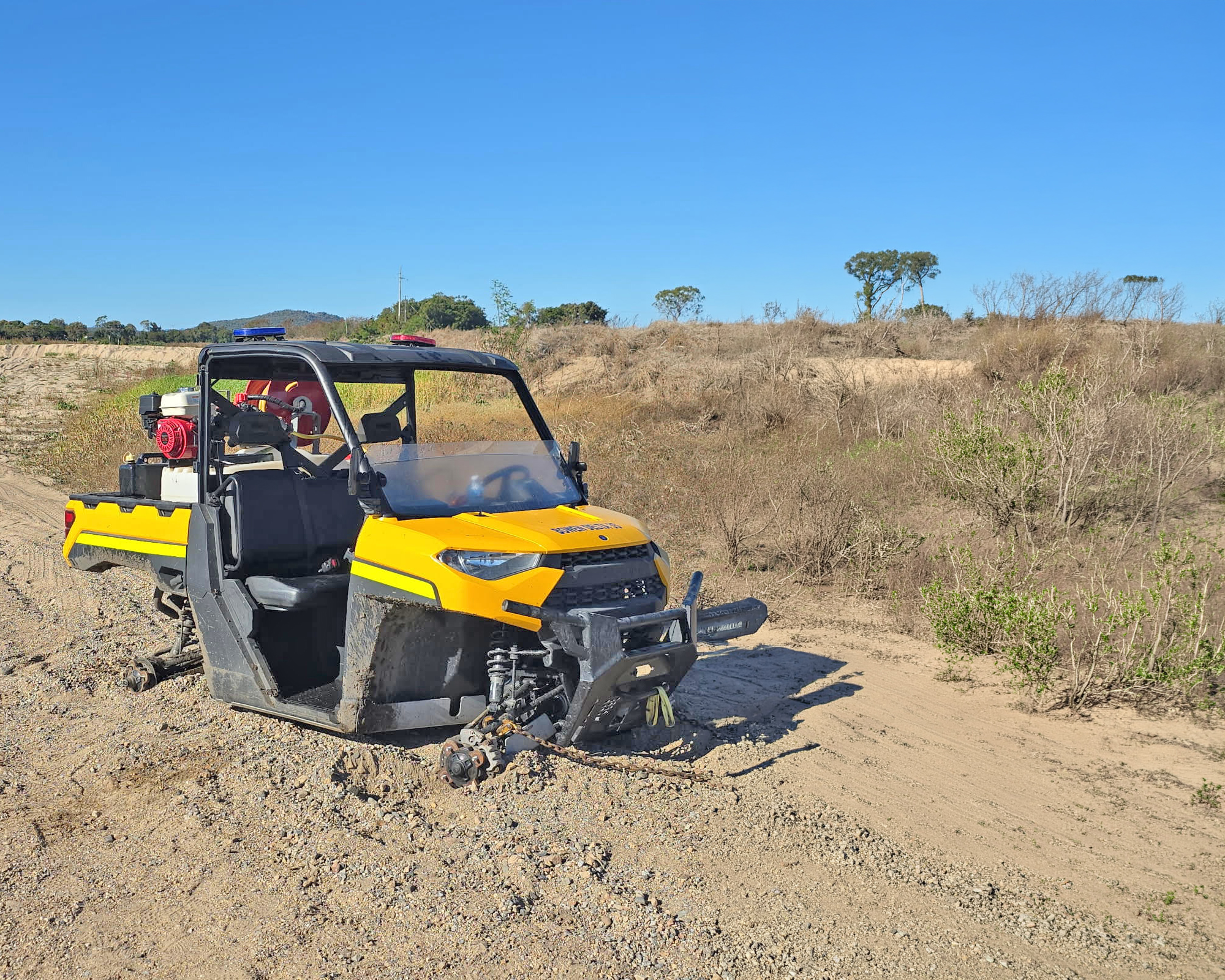Bowen Fire Station’s Hard-Fought-For ATV Stolen And Destroyed