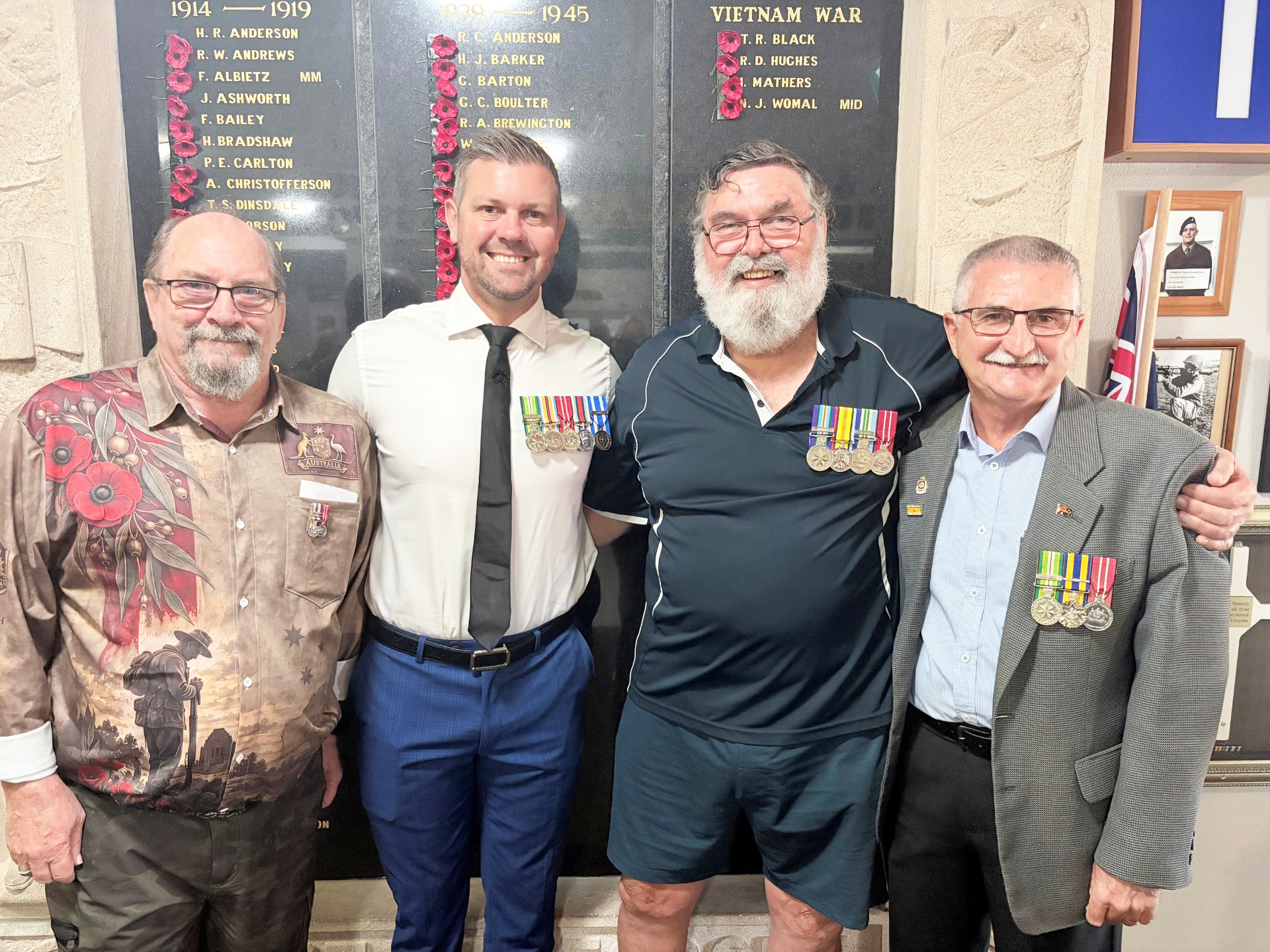Bowen RSL Remembers Afghanistan Veterans 